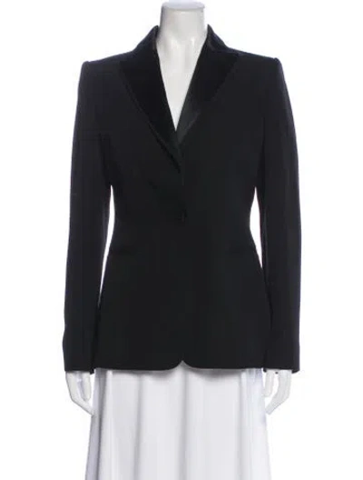 Pre-owned Valentino Vintage Late 1990's - Early 2000's Blazer In Black