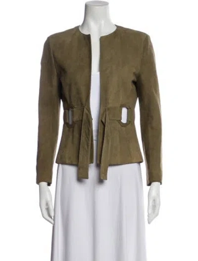 Pre-owned Valentino Vintage Late 1990's - Early 2000's Blazer In Green