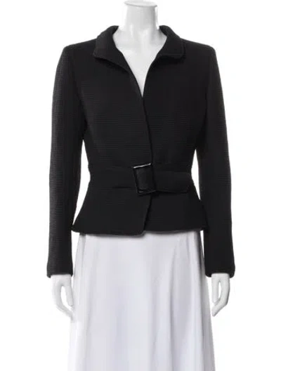 Pre-owned Valentino Vintage Late 1990's - Early 2000's Evening Jacket In Black
