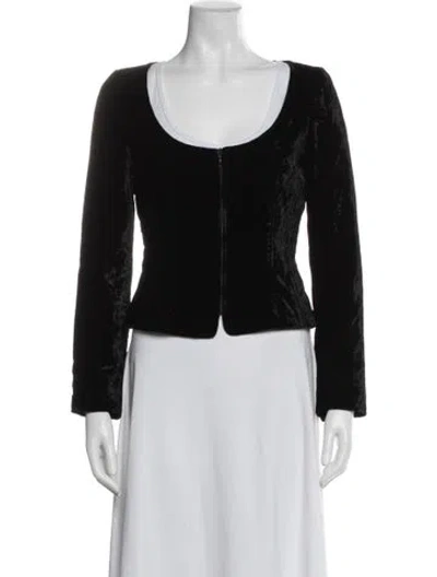 Pre-owned Valentino Vintage Late 1990's - Early 2000's Jacket In Black