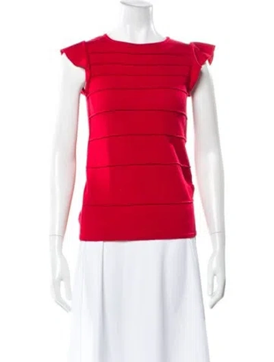 Pre-owned Valentino Vintage Late 1990's - Early 2000's Sweater In Red