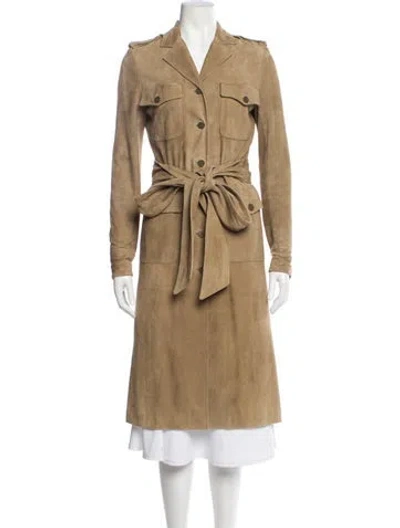 Pre-owned Valentino Vintage Late 1990's - Early 2000's Trench Coat In Neutral