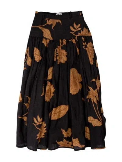 Pre-owned Valentino Vintage Mini Skirt In Black