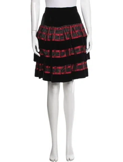 Pre-owned Valentino Vintage Mini Skirt In Multi