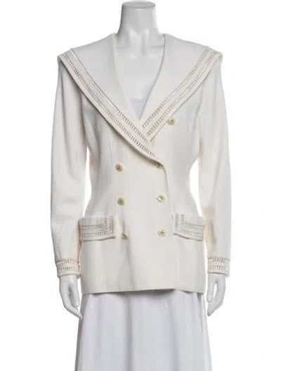 Pre-owned Valentino Vintage Night Blazer In Neutrals
