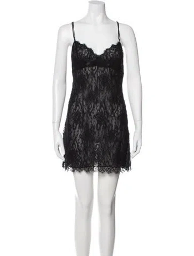 Pre-owned Valentino Vintage Nylon Nightgown In White