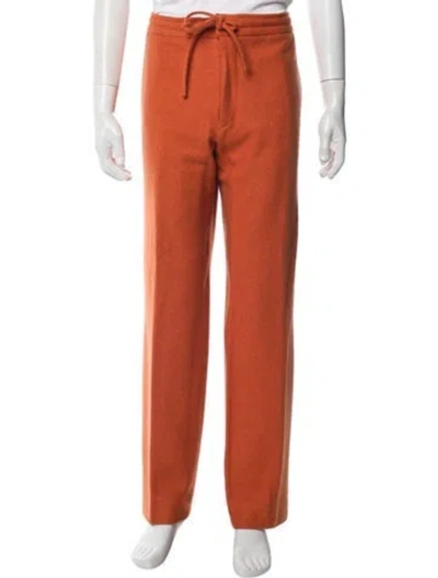 Pre-owned Valentino Vintage Pants In Orange