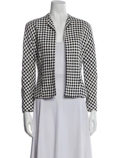 Pre-owned Valentino Vintage Polka Dot Print Jacket In Multi