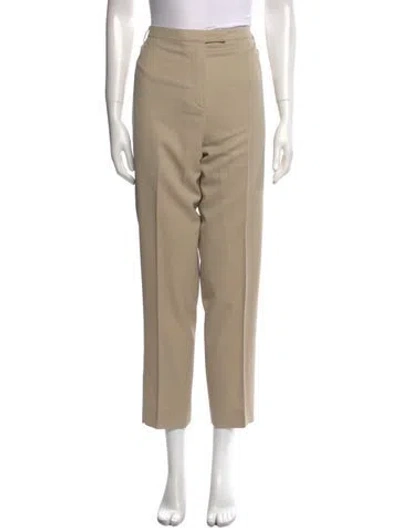 Pre-owned Valentino Vintage Straight Leg Pants In Neutral