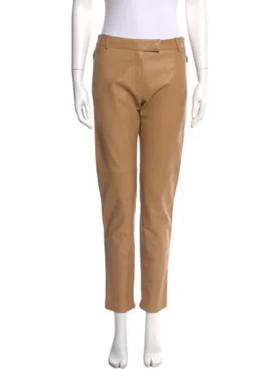 Pre-owned Valentino Vintage Straight Leg Pants In Neutral