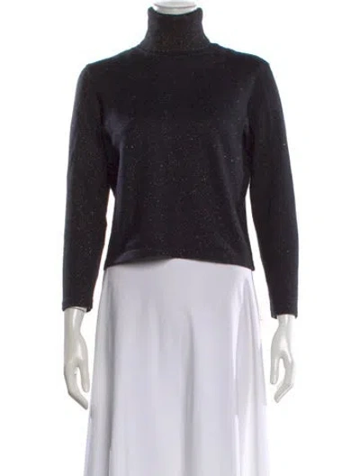 Pre-owned Valentino Vintage Turtleneck Sweater In Multi