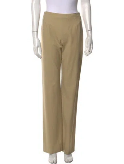 Pre-owned Valentino Vintage Wide Leg Pants In Neutrals