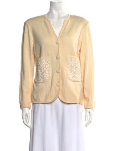 Pre-owned Valentino Vintage Wool Sweater In Neutral