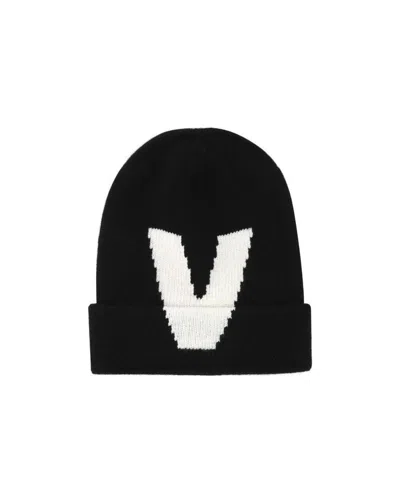 Valentino Garavani V-intarsia Beanie In Multi