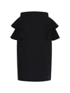 VALENTINO VIRGIN WOOL AND SILK MIDI SKIRT