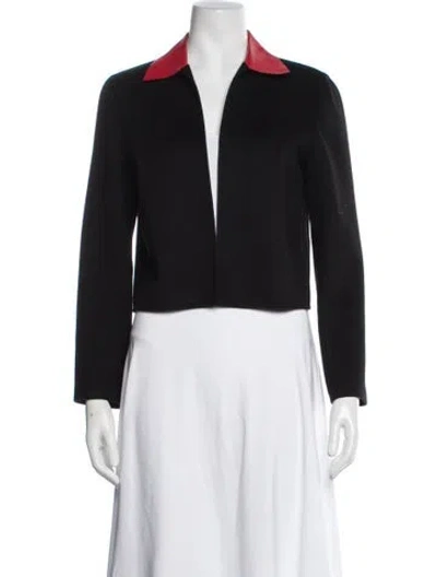 Pre-owned Valentino Virgin Wool Blazer In Blue