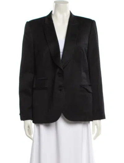 Pre-owned Valentino Virgin Wool Blazer In Gray