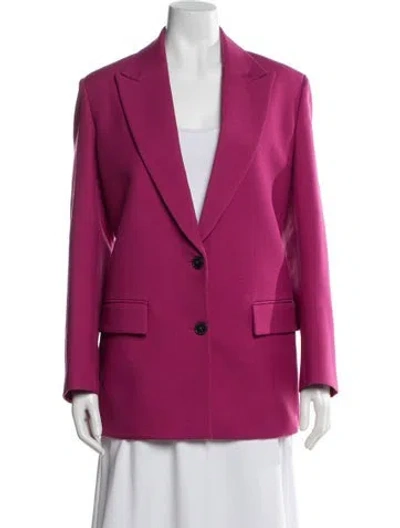 Pre-owned Valentino Virgin Wool Blazer In Pink