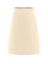Valentino Virgin Wool Blazer With Silk Lining In Beige