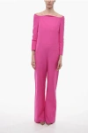 VALENTINO VIRGIN WOOL BLEND JUMPSUIT WITH BACK ZIP