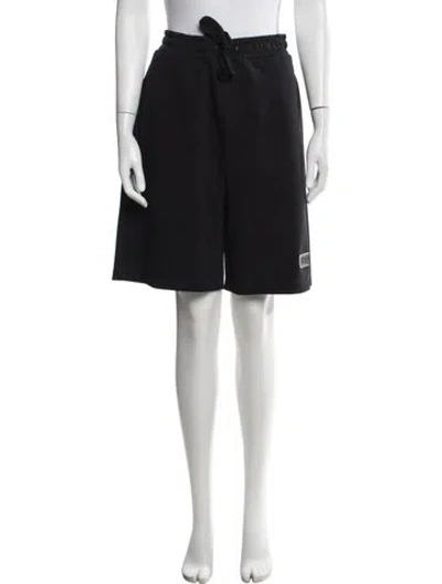 Pre-owned Valentino Virgin Wool Bow Accents Sweatpants W/ Tags In Black