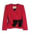 Valentino Wool Jacket In Red