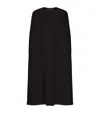 Valentino Broad-shouldered Wool-cashmere Cape In Black
