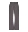 Valentino Virgin Wool-cashmere Tailored Trousers In Grey