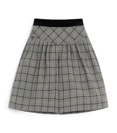 VALENTINO VIRGIN WOOL CHECK SHORTS