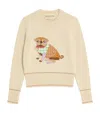 Valentino Virgin Wool Embroidered Sweater