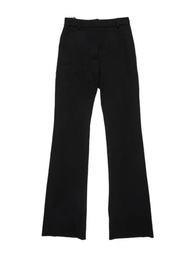 Pre-owned Valentino Virgin Wool Flared Pants W/ Tags In Black