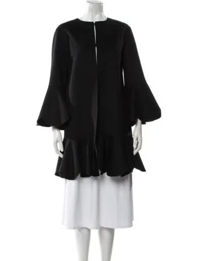 Pre-owned Valentino Virgin Wool Jacket In Black
