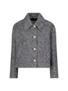 Valentino Virgin Wool Jacket In Gray