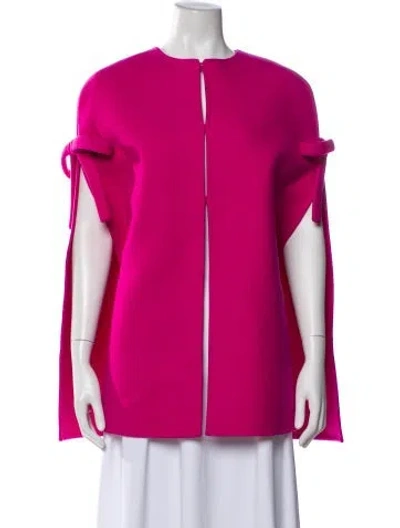 Pre-owned Valentino Virgin Wool Jacket In Pink