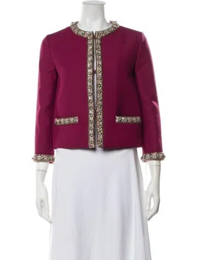 Pre-owned Valentino Virgin Wool Jacket W/ Tags In Pink
