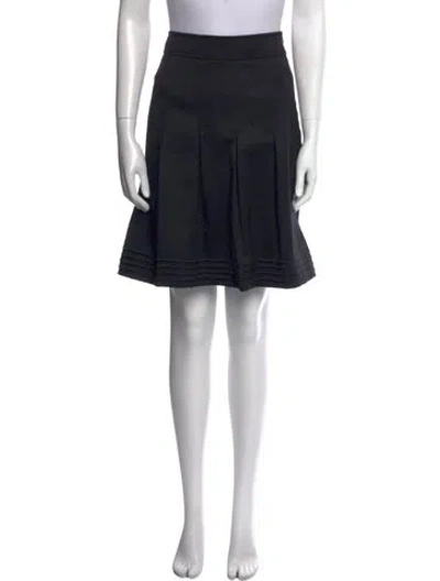 Pre-owned Valentino Virgin Wool Knee-length Skirt In Multi
