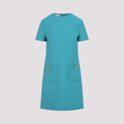 VALENTINO VIRGIN WOOL MINI DRESS