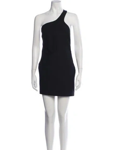 Pre-owned Valentino Virgin Wool Mini Dress In Black/neutrals