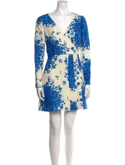 Pre-owned Valentino Virgin Wool Mini Dress W/ Tags