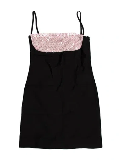 Pre-owned Valentino Virgin Wool Mini Dress W/ Tags In Multi