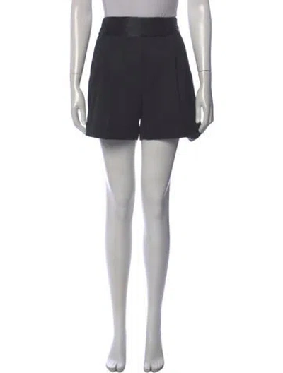 Pre-owned Valentino Virgin Wool Mini Shorts In Gray