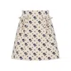 Valentino A-line Skirt In Wool And Silk Blend