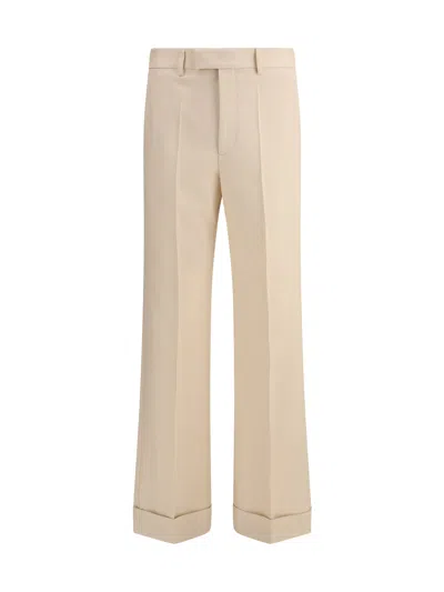 VALENTINO CREAM GABARDINE PANT