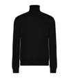 Valentino Black Vlogo Signature Turtleneck In Black