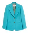 Valentino Turquoise Blazer 2 Buttons In Turquoise