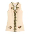 Valentino Garavani Women Cream Wool Blend Vest In Nude