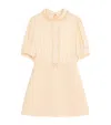Valentino Women's Crepe Couture Short Dress In Neutral