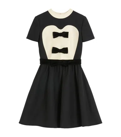 VALENTINO VIRGIN WOOL-SILK MINI DRESS