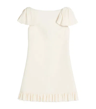 VALENTINO VIRGIN WOOL-SILK MINI DRESS