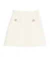 Valentino Solid Crepe Couture Skirt In Ivory